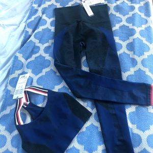 LNDR Deep Blue Workout Leggings